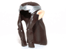 Minifigure, Hair Long Wavy and Braids with Silver Headband and Light Nougat Elf Ears Pattern