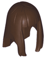 Minifigure, Hair Female Long Straight with Bangs - Flexible Rubber
