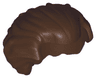 Minifigure, Hair Swept Back with Widow's Peak, Chin Length and Bushy in Back