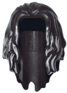 Minifigure, Hair Long, Parted in Front with Tan Highlights Pattern