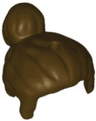 Minifigure, Hair with Top Knot Bun and Bangs, Hole on Top