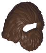 Minifigure, Hair Shaggy and Long with Beard