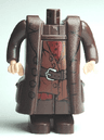 Body Giant, HP Hagrid, Shirt and Belt and Coat Pattern - with Arms and Light Nougat Movable Hands