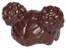 Minifigure, Hair Female with Center Part and 2 Space Buns on Top