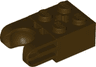 Technic, Brick Modified 2 x 2 with Ball Socket and Axle Hole - Straight Forks with Round Ends and Closed Sides