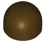 Brick, Round 1 x 1 x 2/3 Dome Top