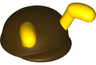 Large Figure Headgear, Super Mario Cap with Molded Flexible Rubber Yellow Antennae Pattern (Bee Mario)
