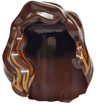 Minifigure, Hair Female Mid-Length with Part over Right Shoulder with Medium Nougat and Nougat Highlights Pattern