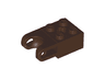 Technic, Brick Modified 2 x 2 with Ball Socket and Axle Hole - Straight Forks with Round Ends and Open Sides