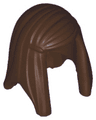 Minifigure, Hair Female Long Straight with Left Side Part