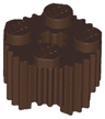 Brick, Round 2 x 2 with Axle Hole and Grille / Fluted Profile