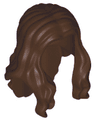 Minifigure, Hair Long Wavy with Center Part
