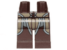 Hips and Legs with Dark Tan Tunic Pattern (SW Ahsoka Tano)