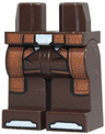 Hips and Legs with Reddish Brown Jacket Tails and Straps, Silver Belt Buckle and Shoe Tips Pattern