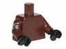 Torso Plain / Dark Brown Arm Left / Dark Brown Arm Right with Silver Band with Swirls Pattern / Black Hands