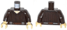 Torso SW Shirt Vertical Pleats Pattern (Ree-Yees) / Dark Brown Arms / Tan Hands