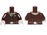 Torso SW Quilted Coat, Tan Bandana, Reddish Brown Arched Belt Pattern / Dark Brown Arms / White Hands