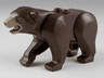 Bear with 2 Studs on Back with Black Eyes and Nose, Dark Tan Muzzle Pattern