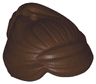 Minifigure, Hair Female Swept Back into Bun, Hole on Top
