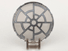 Dish 6 x 6 Inverted with Bar Handle with SW 8 Spoke Death Star Window Pattern