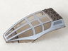 Windscreen 10 x 6 x 2 Curved with Frame Pattern