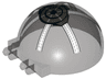 Windscreen 6 x 6 x 3 Canopy Dome Half Sphere with Dual 2 Fingers with SW Republic Gunship Pattern