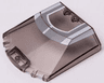 Windscreen 6 x 6 x 1 1/3 Straight Sides with Light Bluish Gray Roof with White Stripes Pattern