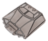 Windscreen 6 x 6 x 1 1/3 Straight Sides with Silver Window Frame Outline Pattern