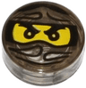 Tile, Round 1 x 1 with Ninjago Trapped Cole Pattern