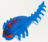 Hero Factory Brain with Molded Hard Plastic Red Eyes and Spikes Pattern - Flexible Rubber