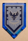 Tile, Modified 2 x 3 Pentagonal with Nexo Power Shield Pattern - Stronghold of Resolution