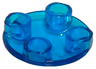 Plate, Round 2 x 2 with Rounded Bottom (Boat Stud)