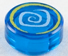 Tile, Round 1 x 1 with Ninjago Hypnobrai Pattern