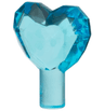 Rock 1 x 1 Jewel Heart Shaped