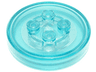 Dimensions Toy Tag 4 x 4 x 2/3 with 4 Studs and Trans-Light Blue Bottom (Generic for Gadgets)