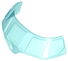Glass for Aircraft Fuselage Curved Forward 6 x 10 Top with 5 Window Panes
