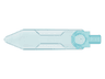 Minifigure, Weapon Sword, Blade with Bar End