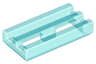 Tile, Modified 1 x 2 Grille with Bottom Groove