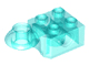 Technic, Brick Modified 2 x 2 with Pin Hole and Rotation Joint Ball Half Horizontal