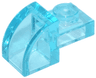 Slope, Curved 2 x 1 with Recessed Stud