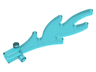Wave Rounded Straight with Bar End and Small Pins (Castle Dragon Flame / Seaweed / Water)