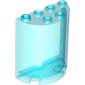 Cylinder Half 2 x 4 x 4