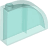 Slope, Curved 4 x 1 x 2 2/3 with Stud