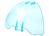 Windscreen Quarter Dome, Bar Handles at Top and Bottom