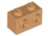 Brick, Modified 1 x 2 with Studs on 1 Side
