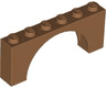 Arch 1 x 6 x 2 - Thin Top without Reinforced Underside