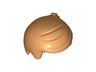 Minifigure, Hair Short with 2 Locks on Left Side