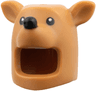 Minifigure, Headgear Head Cover, Costume Reindeer, Hole on Top with Black Eyes and Nose Pattern