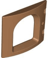 Duplo Door / Window Pane 1 x 4 x 3 Curved Front with Rounded Pane