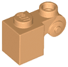 Brick, Modified 1 x 1 with Scroll with Hollow Stud